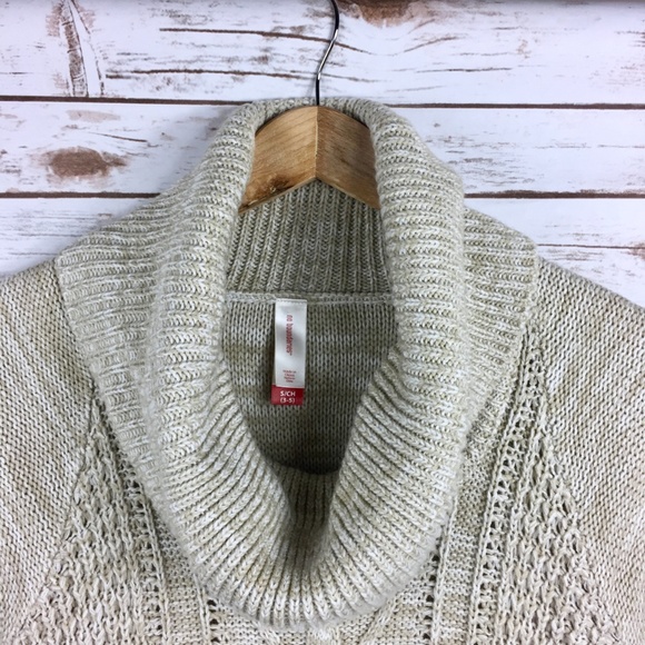 Neutral Marl Cowl Neck No Boundaries Sweater - Picture 5 of 8